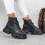 Ghete Dama 1778 Negru-Verde » Pantoful.ro