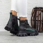 Ghete Dama 1778 Negru-Verde » Pantoful.ro