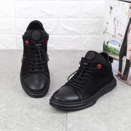 Ghete Barbati A200-1A Negru » Pantoful.ro