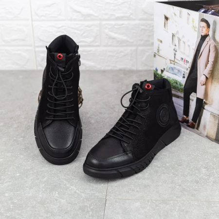 Ghete Barbati A600-1A Negru » Pantoful.ro