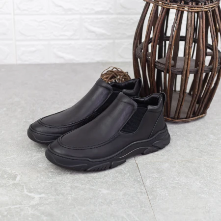 Ghete Barbati A8115 Negru » Pantoful.ro