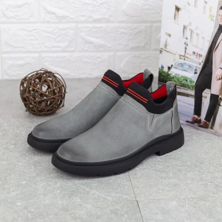 Ghete Barbati W1010-1 Gri » Pantoful.ro