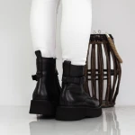 Ghete Dama cu Platforma Y155 Negru » Pantoful.ro