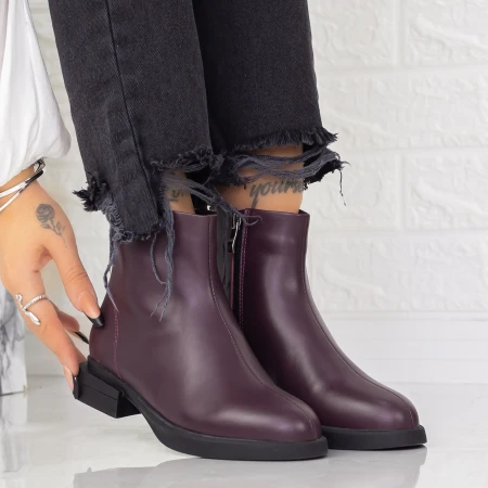 Ghete Dama ZJN003 Visiniu » Pantoful.ro