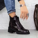 Ghete Dama cu Platforma 1026-3 Visiniu » Pantoful.ro