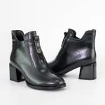 Botine Dama cu toc gros K5375-3178B Verde » Pantoful.ro