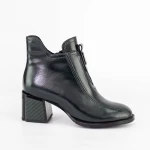 Botine Dama cu toc gros K5375-3178B Verde » Pantoful.ro