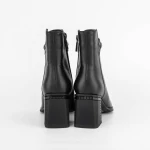 Botine Dama cu toc gros K822-1A Negru » Pantoful.ro