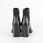 Botine Dama cu toc gros K9191-1B Verde » Pantoful.ro
