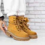 Bocanci Dama 2W25 Kaki » Pantoful.ro