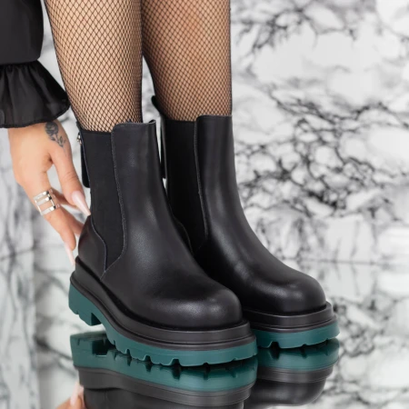 Ghete Dama 876-2 Negru » Pantoful.ro
