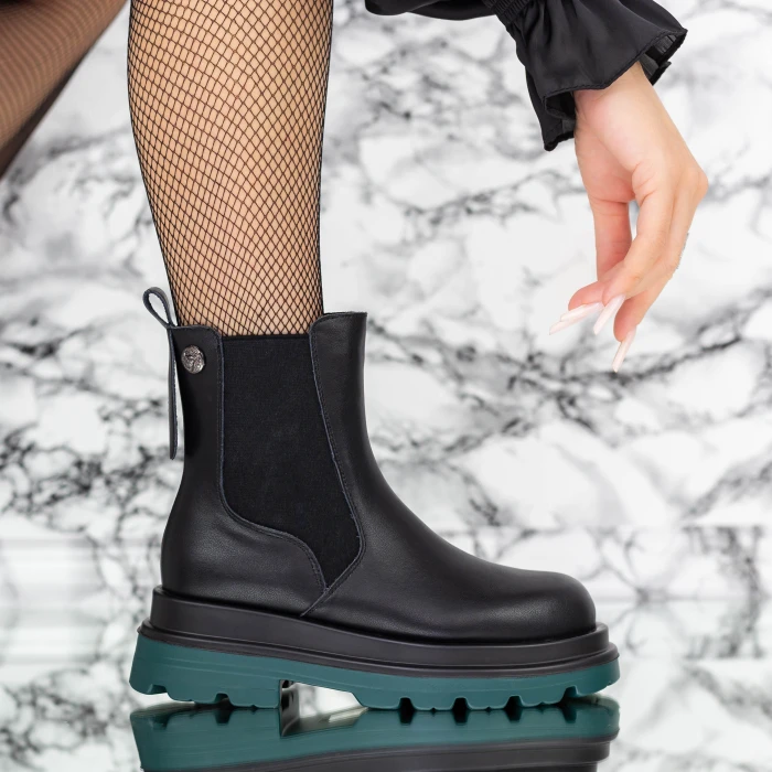 Ghete Dama 876-2 Negru » Pantoful.ro