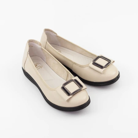 Balerini Dama A130 Crem » Pantoful.ro