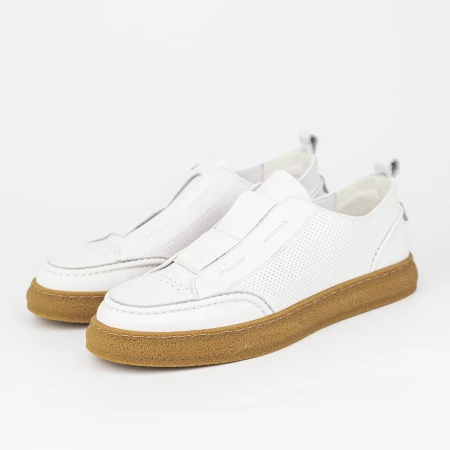 Pantofi Casual Barbati 8689 Alb » Pantoful.ro