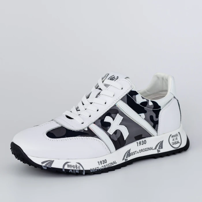 Pantofi Sport Barbati 2221 Alb » Pantoful.ro
