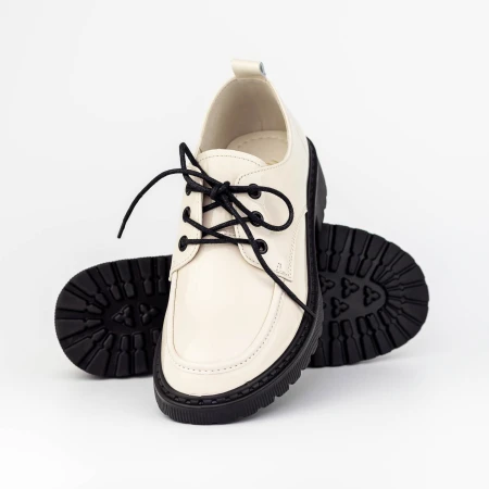 Pantofi Casual Dama 2211G01 Crem » Pantoful.ro