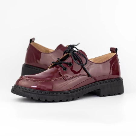 Pantofi Casual Dama 2211G01 Visiniu » Pantoful.ro