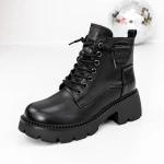 Ghete Dama cu Platforma 8099 Negru » Pantoful.ro