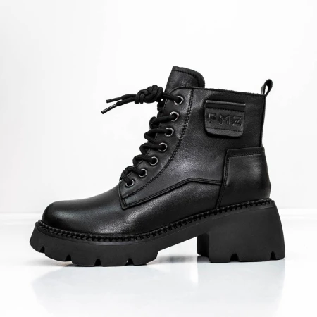 Ghete Dama cu Platforma 8099 Negru » Pantoful.ro