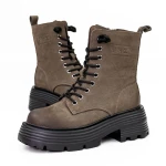 Ghete Dama cu Platforma 2301 Gri » Pantoful.ro