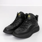 Ghete Barbati 82361-10 Negru » Pantoful.ro