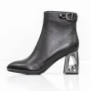 Botine Dama cu toc gros K9196-1B Negru Jose Simon