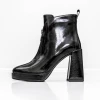 Botine Dama cu toc gros M03-03 Negru Jose Simon