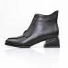 Botine Dama cu toc gros K21698-3A Negru Jose Simon