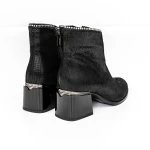 Botine Dama cu toc gros KD18-30B Negru » Pantoful.ro