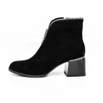 Botine Dama cu toc gros KD18-30A Negru » Pantoful.ro