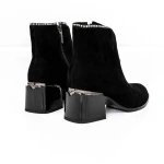 Botine Dama cu toc gros KD18-30A Negru » Pantoful.ro