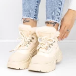 Ghete Dama 3YJ7 Bej » Pantoful.ro