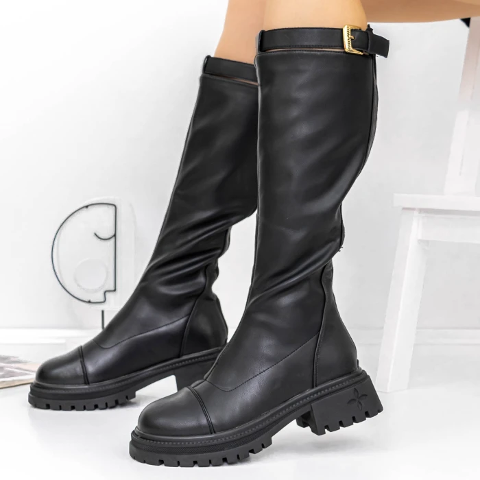 Cizme Dama 8035 Negru » Pantoful.ro