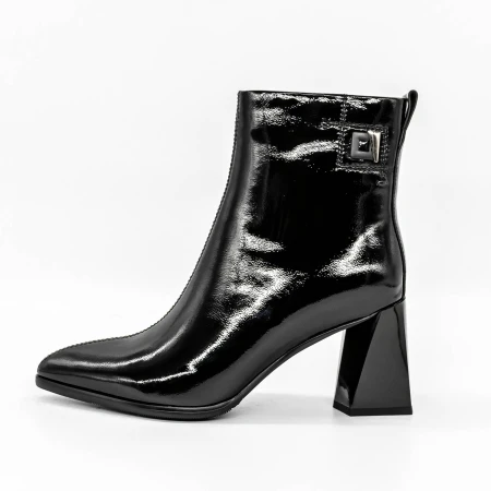 Botine Dama cu Toc gros K5826-5049B Negru » Pantoful.ro
