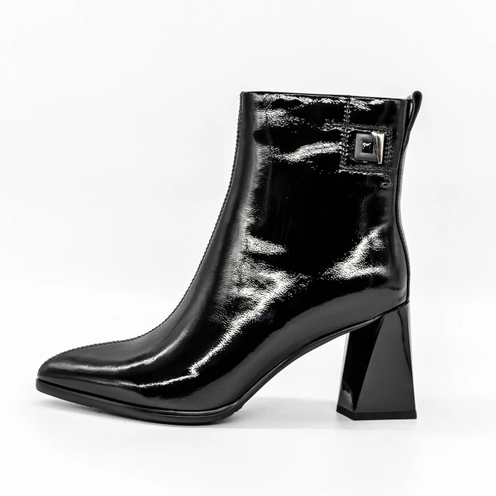 Botine Dama cu Toc gros K5826-5049B Negru » Pantoful.ro