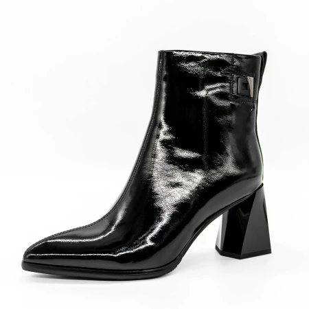 Botine Dama cu Toc gros K5826-5049B Negru » Pantoful.ro