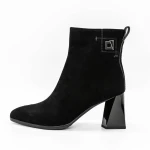 Botine Dama cu Toc gros K5826-5049C Negru » Pantoful.ro