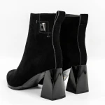Botine Dama cu Toc gros K5826-5049C Negru » Pantoful.ro