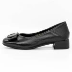 Pantofi cu Toc gros 9625 Negru » Pantoful.ro