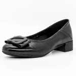 Pantofi cu Toc gros 9625 Negru » Pantoful.ro