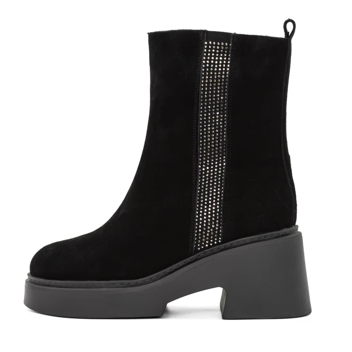 Ghete Dama 1182-1R Negru » Pantoful.ro