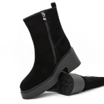 Ghete Dama 1182-1R Negru » Pantoful.ro