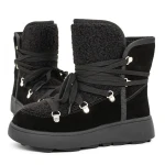 Ghete Dama 1395-31E Negru » Pantoful.ro