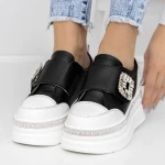 Pantofi Sport Dama cu Platforma 2302 Negru » Pantoful.ro