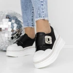 Pantofi Sport Dama cu Platforma 2302 Negru » Pantoful.ro