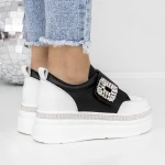 Pantofi Sport Dama cu Platforma 2302 Negru » Pantoful.ro