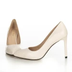 Pantofi cu Toc subtire SS0832-081-YP16 Crem » Pantoful.ro