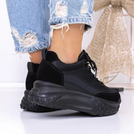 Pantofi Sport Dama 3YJA2 Negru » Pantoful.ro