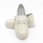 Pantofi Casual Dama 37822 Crem » Pantoful.ro