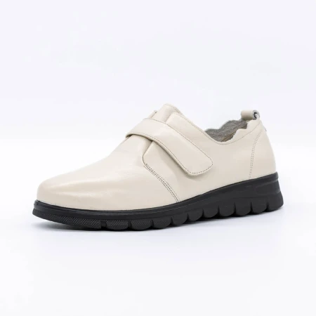 Pantofi Casual Dama 21074 Crem » Pantoful.ro